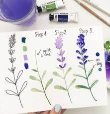 Easy watercolor flowers step by step tutorial. Drawing Easy Ideas Watercolour 67 Super Ideas Watercolor Art Watercolour Tutorials Watercolor Flowers