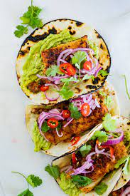 If not, a grill pan is brilliant. Pan Seared Fish Tacos With Smashed Avocado Simply Delicious