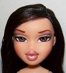 Bratz Doll Jade Brown Eyes Dark Brown Hair Bratz Doll Makeup Brown Hair Cartoon Black Bratz Doll