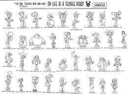 Mlaatr High School Background Characters Teenage Robot Stock Character Cartoon Design