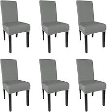 She Yang Spandex Fabric Stretch Removable Washable Dining Room Chair Cover Protector Seat Sli Dining Room Chairs Dining Room Chair Covers Slipcovers For Chairs
