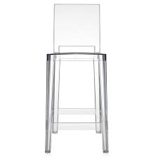But the louis ghost chair wasn't starck's first transparent chair. Kartell One More Modern Plastic Bar Counter Stool