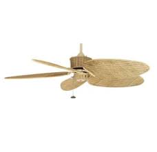 Ceiling fan with light kit and wall control 54 in. Fanimation Fp1600no Marble Cream Natural Wicker Oval Blades Indoor Ceiling Fan From The Tropicana Collection Lightingdirect Com