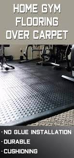 Fatigue Floor Tile Aerobic Staylock Bump Top Home Gym Flooring Gym Flooring Rubber Gym Room At Home