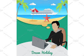 Dreaming About Good Rest In 2020 Illustration Graphic Illustration Man Sitting
