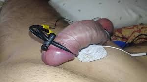 Estim 2b electro dick contractions, as well as orgasm