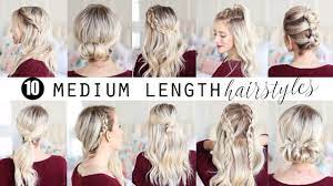 Ten Medium Length Hairstyles Twist Me Pretty Youtube Medium Length Hair Styles Medium Hair Styles Hair Styles
