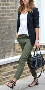 Black Blazer Khaki Pants Black Shoes Boss Lady Blazer In Black Koogal Casual Work Outfits Clothes Fashion