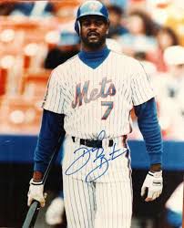 Daryl Boston Autographed Signed 8X10 New York Mets Photo