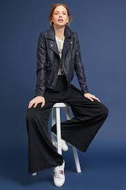 Shrunken Vegan Leather Moto Jacket Vegan Leather Moto Jacket Leather Moto Jacket Anthropologie Clothing