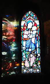 We don't recommend static frost for exterior use as it is more likely to peel off in high winds. Oil Painting Stained Glass Window Of Mother And Child Digital Art By Ashish Agarwal