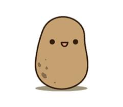 Kawaii Potato By Clgtart Kawaii Potato Potato Drawing Cute Potato