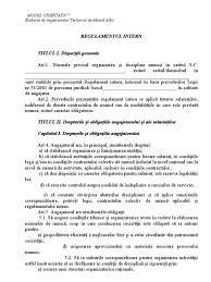 Drepturi aferente produselor de creditare c. Regulamentul Intern Model Orientativ Elaborat De Inspectoratul Teritorial De MuncÄƒ Alba