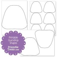 Free Printable Gumdrop Shapes Candyland Decorations Gingerbread Decorations Candy Land Christmas