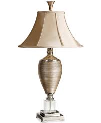 The Utmost In Rich Glamour The Abriella Table Lamp Features A Metallic Gold Finish Over Textured Porcelain With Polished C Table Lamp Lamp Table Lamp Lighting