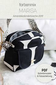 Pdf Schnittmuster Umhangetasche Adventskalendertasche Marisa Download Mit Nahanleitung Farbenmix