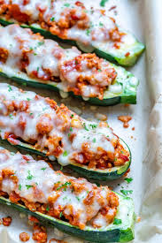 Italian Stuffed Zucchini Boats For The Best Summer Mealtime Recipe Clean Food Crush Clean Recipes Zucchini