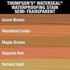Thompsons Waterseal 1 Gal Semi Transparent Acorn Brown