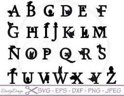 Download Font Letters Svg Fancy Alphabet Set Svg Files Svg Files For Etsy