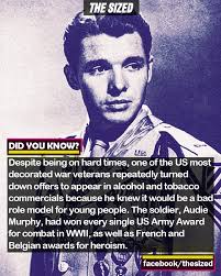 Remembering Audie Murphy. Great man, great actor from the 50's