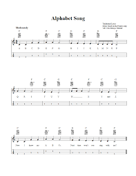 The song is called cheer me up. Alphabet Song Easy Mandolin Sheet Music And Tab With Chords And Lyrics