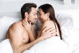 Because i'm dead.the husband says to her.what are you talking about? Beautiful Young Couple Laying In Bed Embracing Sexy Kissing Stock Photo 247227358