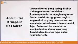 Contoh soal tes kraeplin cara dan download gratis hitungan koran pdf guru paud neng pipit: Cara Mudah Mengerjakan Tes Kraepelin Tes Koran Tni Polri Youtube