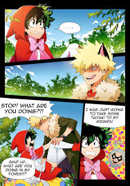 BakuDeku - Red Riding Hood by kitsune23star - FreeComix