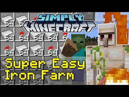 How does iron golem farming work in minecraft? Easy Iron Farm Tutorial Simply Minecraft Java Edition 1 16 Youtube Iron Tutorial Java