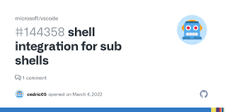 shell integration for sub shells · Issue #144358 · microsoft/vscode · GitHub