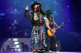In 1985 he joined guns n' roses and earned international acclaim for riffs on songs like sweet child o' mine. Slash Says Guns N Roses Working On New Album Billboard Billboard
