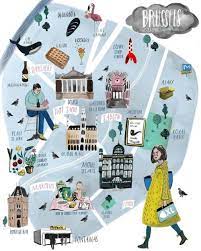 Kérjük, add meg, hány másodpercenként változzanak a képek. Illustrated Map Of Brussels See More Work On Www Laureallain Com C Laure Allain Illustrated Map City Maps Illustration Brussels Map
