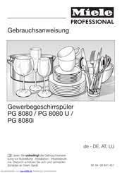 Programmes to suit a wide range of applications: Miele Pg 8080 Gebrauchsanweisung Pdf Herunterladen Manualslib