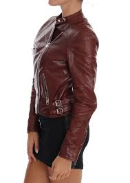 Nwt 3252 00 Dolce Gabbana Leather Jacket Bordeaux Biker Lambskin It42m Fashion Clothing Shoes Accessories Jackets Leather Jacket Dolce And Gabbana