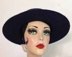Frank Palma Vintage Lady's Hat With Bird 1940's Era