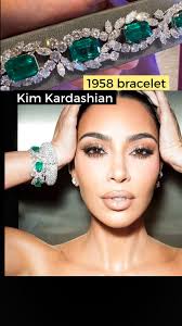 I was delighted to discover that this gorgeous bracelet that Kim Kardashian  wore to the wedding festivities of Laura S. & Jeff B. Is a vintage piece  from 1958. It was made by the master jeweller HARRY ...