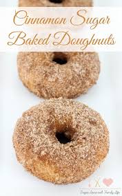Cinnamon Sugar Baked Doughnuts Are A Delicious Sweet Breakfast Treat That The Whole Family Will L Doughnut Recipe Baked Doughnut Recipes Sweet Breakfast Treats