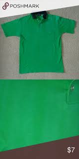 Men S Green Polo Shirt Size M Green Polo Shirts Mens Green Polo Shirt