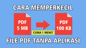 Cara Kompres File Pdf Di Android Youtube