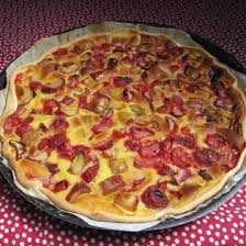 Tarte A La La Rhubarbe Et Aux Fraises Recette Recettes De Cuisine Rhubarbe Recette Tarte