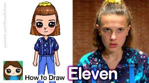 11 printable coloring pages adults. How To Draw Eleven From Stranger Things 3 Youtube
