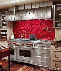 40 Awesome Kitchen Backsplash Ideas Decoholic Kitchen Colour Combination Red Backsplash Red Kitchen
