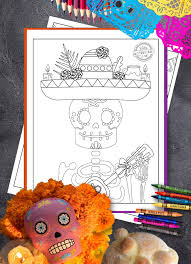 Three little pigs printable book. Free Printables Beautiful Day Of The Dead Coloring Pages For Kids