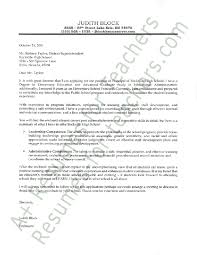 Middle School Assistant Principal Cover Letter
