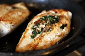 Sep 30, 2017 · this recipe makes 1 stuffed chicken breast, which is considered 1 serving. Mushroom Spinach Stuffed Chicken Recipes Spinach Stuffed Chicken Cooking Recipes
