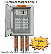 Find engineering and technical reference materials relevant to electrical panel labeling at engineering360. Electrical Markers Labels