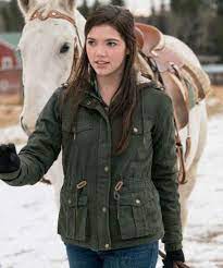 Movieleatherjackets offers alisha newton tv series heartland georgie green jacket. Heartland Georgie Jacket Alisha Newton Heartland Green Jacket