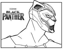 Black panther, or t'challa, was selected as the monarch of wakanda, a. Black Panther Coloring Pages Superhero Marvel Free Printable