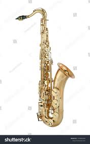 Golden Tenor Saxophone Isolated On White Background Saxophone Tenor Golden Background With Images Golden Background White Background Design Inspiration