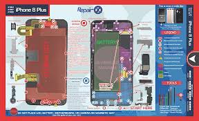 Iphone 8 not charging, bypassing the battery data lines. Repair X Iphone 8 Plus Repair Guide Magnetic Screwmat